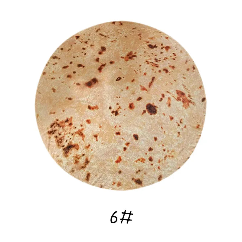 Pancake/Pizza/Doughnut Blanket Flannel Sofa Plaid Warm Shawl Funny Warm Food Blankets manta Skin-friendly Bedspread for Home