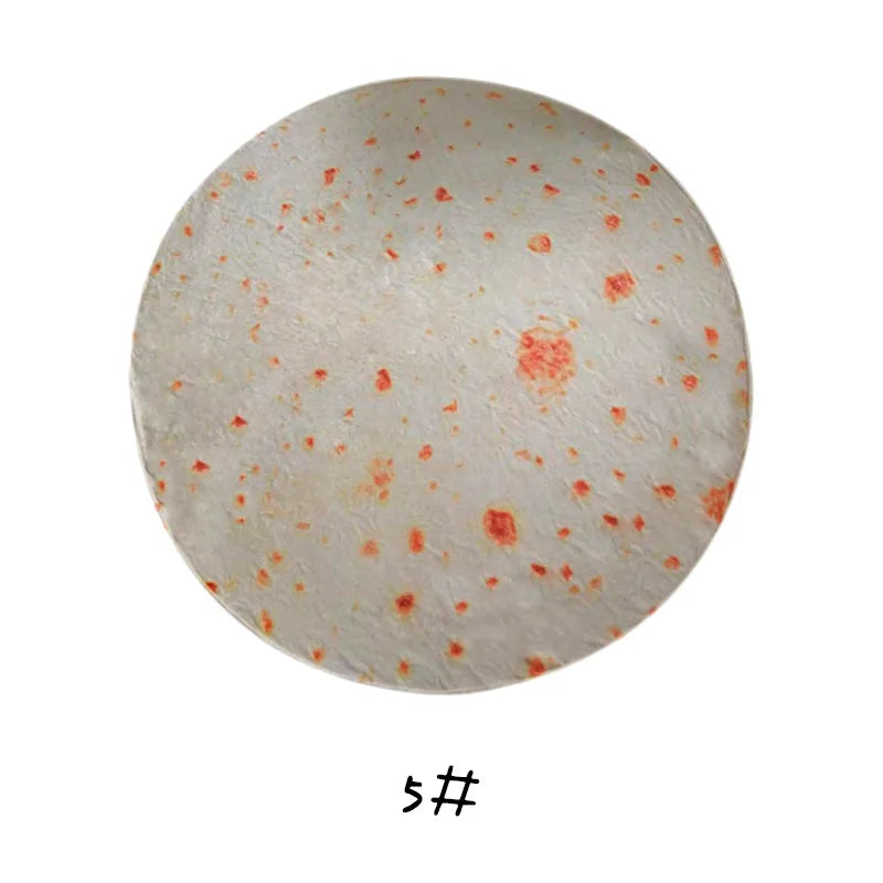 Pancake/Pizza/Doughnut Blanket Flannel Sofa Plaid Warm Shawl Funny Warm Food Blankets manta Skin-friendly Bedspread for Home