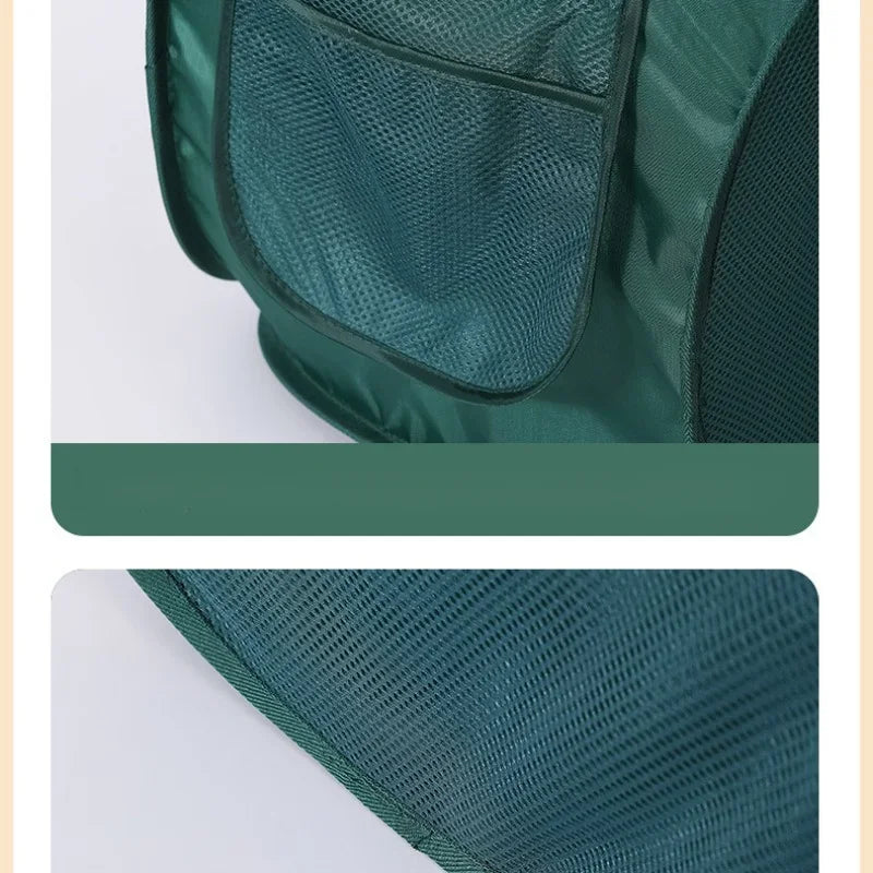 Foldable Laundry Basket Mesh Cloth Breathable Laundrys Hamper Large Capacity Storage Baskets Home Accessories