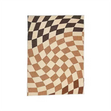 Classic square rugs minimalist geometric twist fashion modern art wool carpets for living room bedroom home decoration table mat