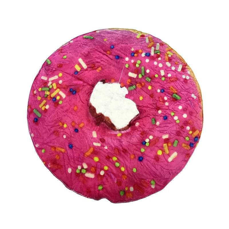 Pancake/Pizza/Doughnut Blanket Flannel Sofa Plaid Warm Shawl Funny Warm Food Blankets manta Skin-friendly Bedspread for Home