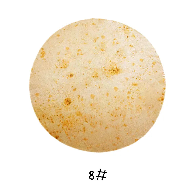 Pancake/Pizza/Doughnut Blanket Flannel Sofa Plaid Warm Shawl Funny Warm Food Blankets manta Skin-friendly Bedspread for Home