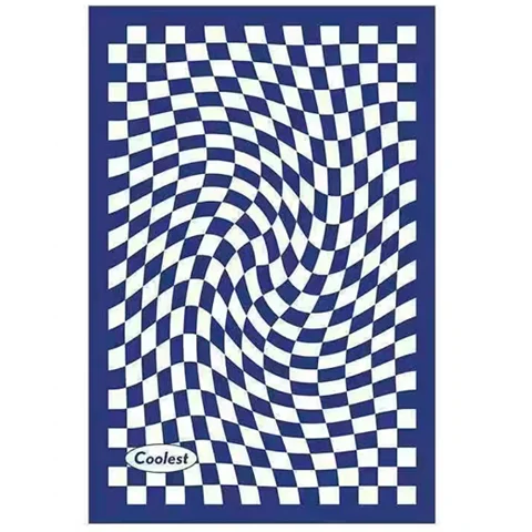 Classic square rugs minimalist geometric twist fashion modern art wool carpets for living room bedroom home decoration table mat