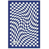 Classic square rugs minimalist geometric twist fashion modern art wool carpets for living room bedroom home decoration table mat