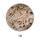 Pancake/Pizza/Doughnut Blanket Flannel Sofa Plaid Warm Shawl Funny Warm Food Blankets manta Skin-friendly Bedspread for Home