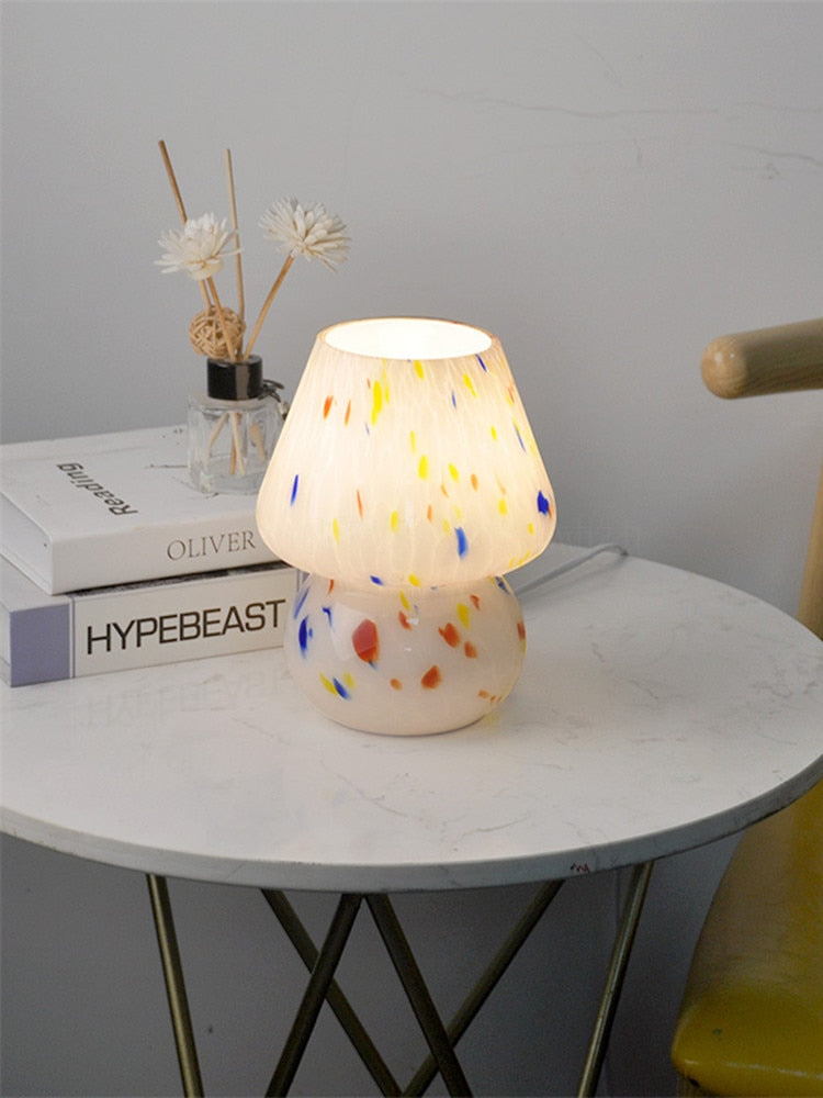 Funfetti Frosted Mushroom Lamp