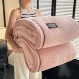 Plush Warm Winter Throw Blanket A Grade Coral Fleece Flannel Soft Thick Blankets for Sofa Single Double Couple Furry Sofa Cover