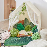 Super Soft Giant Leaf Blanket for Bed Sofa Gloriosum Plant Blanket Home Decor Throws Warm Sofa Towel Cobertor Christmas Gift