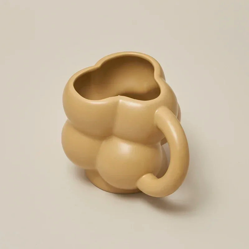 Korean Style Ceramic Mug Coffee Cups Home Office Tea Cup Coffee Cups Korean Mug Nordic Home drinkware Japan Mug