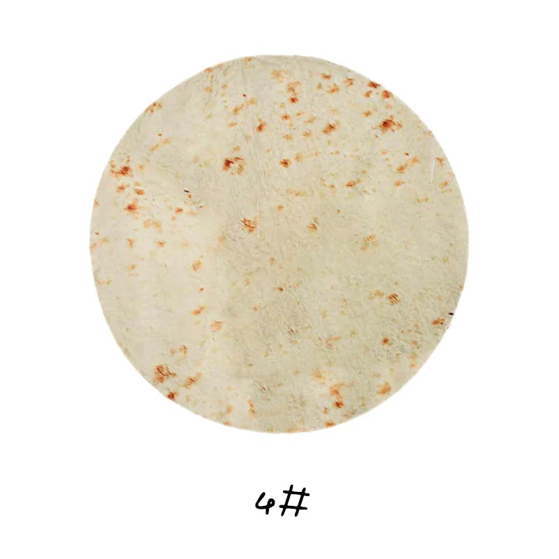 Pancake/Pizza/Doughnut Blanket Flannel Sofa Plaid Warm Shawl Funny Warm Food Blankets manta Skin-friendly Bedspread for Home