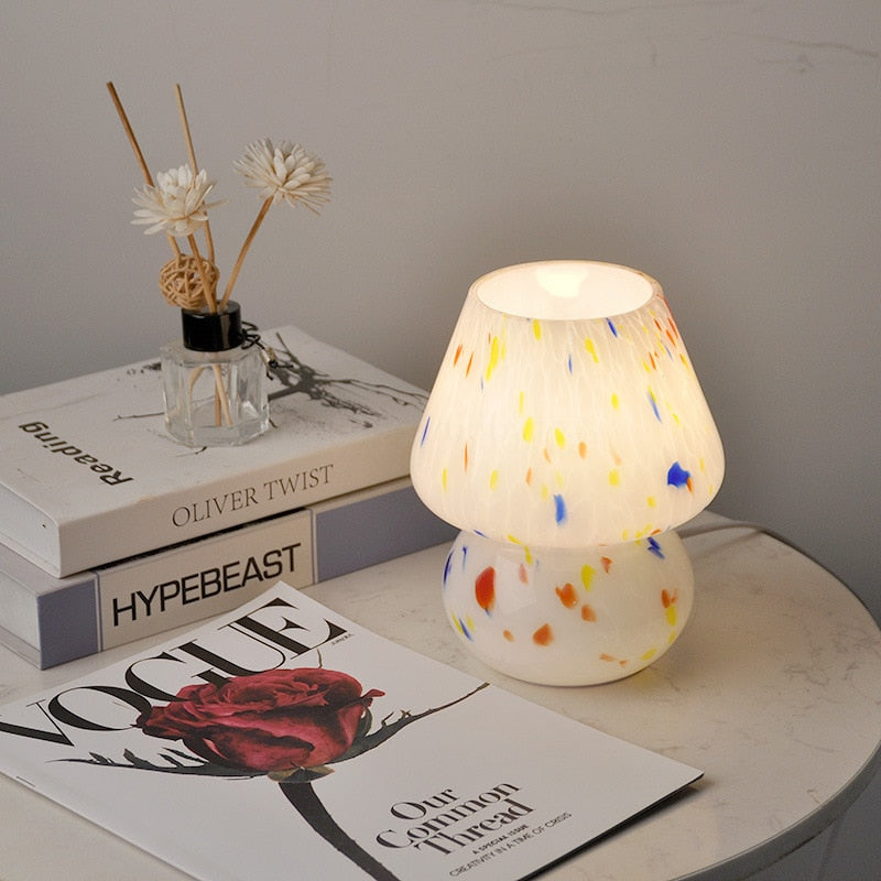 Funfetti Frosted Mushroom Lamp