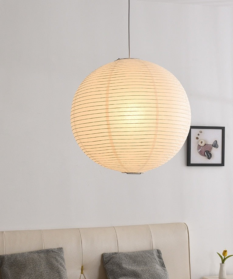 Wabi Sabi Rice Paper Pendant Lamp