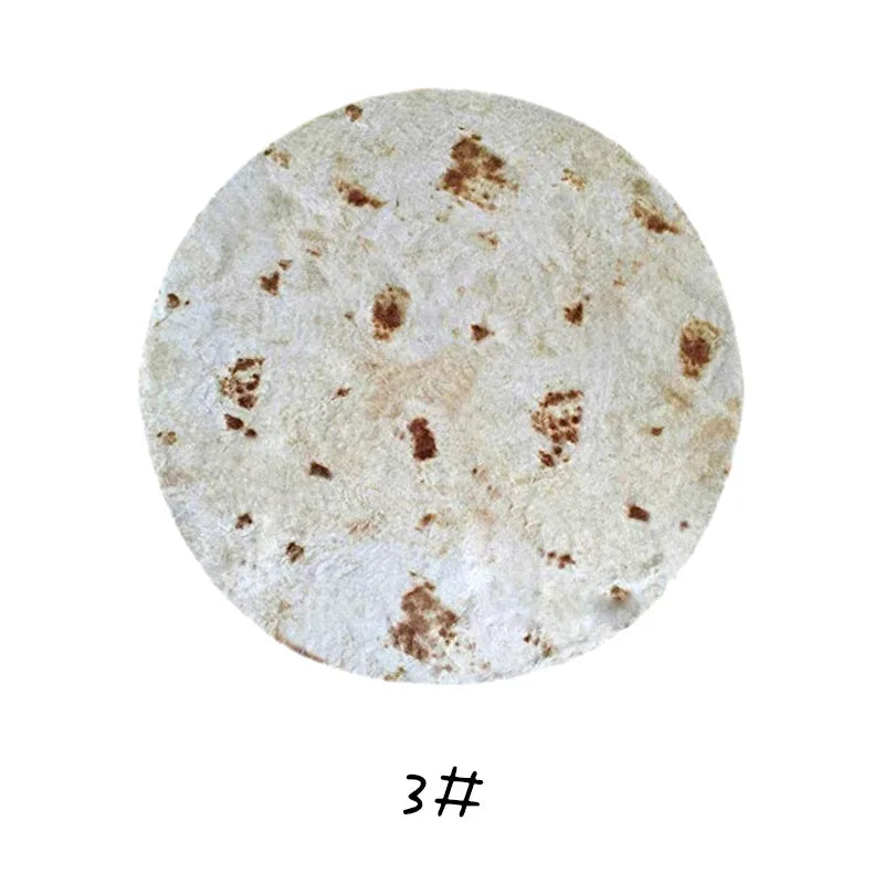 Pancake/Pizza/Doughnut Blanket Flannel Sofa Plaid Warm Shawl Funny Warm Food Blankets manta Skin-friendly Bedspread for Home