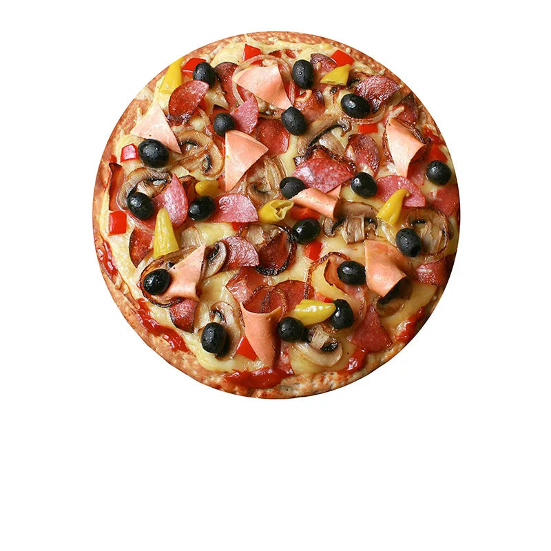 Pancake/Pizza/Doughnut Blanket Flannel Sofa Plaid Warm Shawl Funny Warm Food Blankets manta Skin-friendly Bedspread for Home