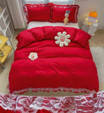 Bedding - 3-piece large duvet cover, zipper closed - super soft and lightweight