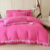 Bedding - 3-piece large duvet cover, zipper closed - super soft and lightweight