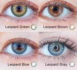 1Pair Leopard Color Contact Lenses Color Lens Color Lens Eyes Beauty Contact Lenses For Eyes