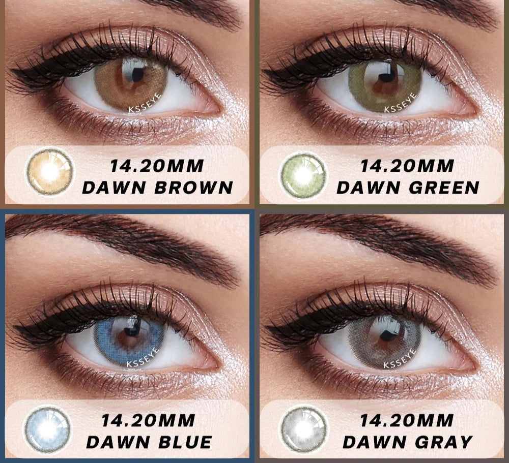 1 Pair Contact Lenses DAWN Series Colored Contact Lenses Colored Lenses for Eyes Exclusive Design