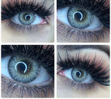 1 Pair Contact Lenses Leoplard Series Color Lens Eyes Natural Eye Color Lens Color Lenses For Eyes 1 Year Gray Lenses