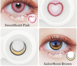 1pair(2pcs) Anime Cosplay Colored Lenses Color Contact Lenses For Eyes SailorMoon Beautiful Pupil Lens