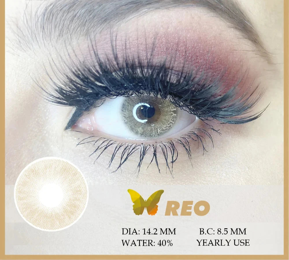 1pair LAREEN3 Series Color Lenses Eye Contacts Beauty Eyes Cosmetic Eyecontact Contactlen Colored Contact Lens