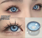 1pair Fashion Colored Lenses Gray Pupils Lens Green Contact Lenses Brown Lenses Yearly Cosmetics Blue Contacts for Eyes