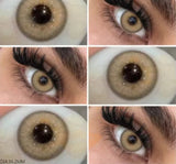 1pair Fashion Colored Lenses Gray Pupils Lens Green Contact Lenses Brown Lenses Yearly Cosmetics Blue Contacts for Eyes