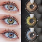 2pcs/pair JUBBY Yearly Color Lens Eyes Color Lens Color Contact Lenses For Eyes Beauty Contact Lenses Eye Cosmetic Fast Shipping