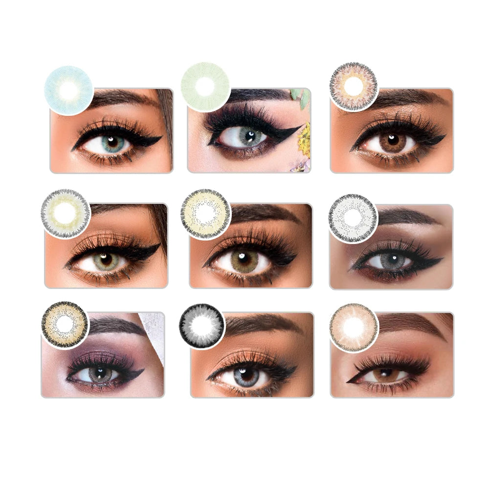 3 Tone Series LAREEN Colored Contacts Lens Color Eye Contacts With Color Lenses Contact Lenses For Eyes