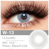 Colored Contacts Soft Green Gray Contact Lenses Charming Bright Eyes Natural Look