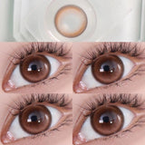 1 Pair Korean Lenses Color Contact Lenses for Eyes Natural Look Brown Lenses Anime Lense Blue Eye Lenses Heart Lense