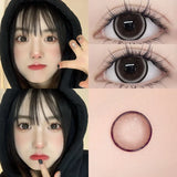 New 1 Pair Black Lenses Contact Lenses for Eyes with Prescription Myopia Beauty Pupils Comestic Eye 1 Day Use Soft Lens