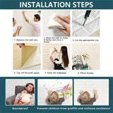 70CMx10M Self Adhesive Wallpaper 3D Brick Pattern Soft Foam Material Waterproof Wall Stickers DIY Wall Art for Home Decoration