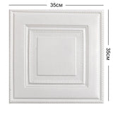 35*35cm Home Waterproof Room Decor Ceiling Self-adhesive 3D Suspended Wall Stickers Decoration Peel and Stick Wallpaper Roof