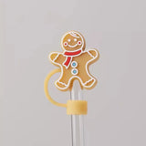 Cute Strawberry Straw Cover Caps For Stanley Cup 40 oz Tumbler Accessories Kawaii Silicone Straw Toppers Cap For 10mm Straws