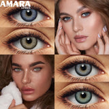 1 Pair Natural Look Brown Colored Contact Lenses  Gray Eye Lenses Green Contact Blue Lenses fashion color lenses