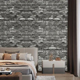 70CMx10M Self Adhesive Wallpaper 3D Brick Pattern Soft Foam Material Waterproof Wall Stickers DIY Wall Art for Home Decoration