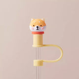 Cute Strawberry Straw Cover Caps For Stanley Cup 40 oz Tumbler Accessories Kawaii Silicone Straw Toppers Cap For 10mm Straws