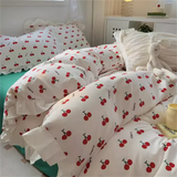 French Girl 2026 New Pure Cotton Bed Set Four-piece Set All-cotton Four-season Universal Quilt Cover Three-piece Bedding Set
