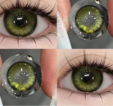 St. Patrick's Day Colored Contact Lenses for Eyes Degree Myopia Yearly Use Beauty Pupils Color Natural Contact Lens