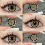 0-800 Degree sLenses ColorLenses Purple Colored Lenses Big Diameter Brown Lenses Blue Color Contact Lenses for Eyes