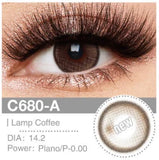 Blue Colored Contacts Soft Green Gray C2-3 Contact Lenses Charming Bright Eyes Natural Look
