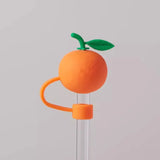 Cute Strawberry Straw Cover Caps For Stanley Cup 40 oz Tumbler Accessories Kawaii Silicone Straw Toppers Cap For 10mm Straws