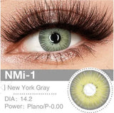 Color Contact Lenses Hand-Painted Eye Lenses Luxury Soft Annual Eyewear Fashion Makeup Yearly Lens 2Pcs