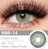Color Contact Lenses Hand-Painted Eye Lenses Luxury Soft Annual Eyewear Fashion Makeup Yearly Lens 2Pcs