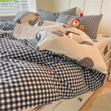 Dopamine Mix And Match Bedding Four-Piece Set Bed Sheet Bed Skirt Quilt Cover Non-Cotton Pure Cotton Dormitory Single Bed Sheet