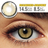 1 Pair Natural Look Brown Colored Contact Lenses  Gray Eye Lenses Green Contact Blue Lenses fashion color lenses