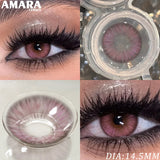 1 Pair Fashion Color Contact Lenses for Eyes Brown Lenses Colorcon Blue Lenses Yearly Beautiful Grey Eye Pupils Lens