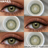 Brown Color Contacts for Eyes Makeup Eyes Lenses Gray Pupils Blue Eyes Contacts Colorful Makeup Black Lens for Party