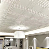 35*35cm Home Waterproof Room Decor Ceiling Self-adhesive 3D Suspended Wall Stickers Decoration Peel and Stick Wallpaper Roof